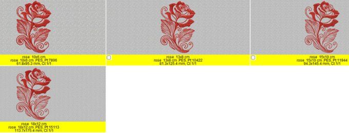 Arabesque de rose