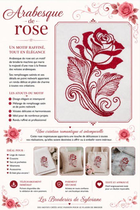 Arabesque de rose