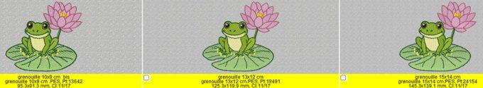 La grenouille  et le nénuphar 