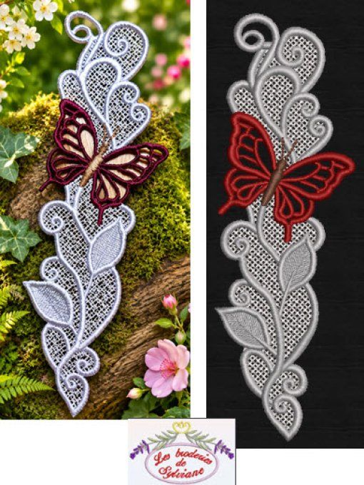 Marque page  FSL papillon
