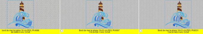 Bord de mer  le phare