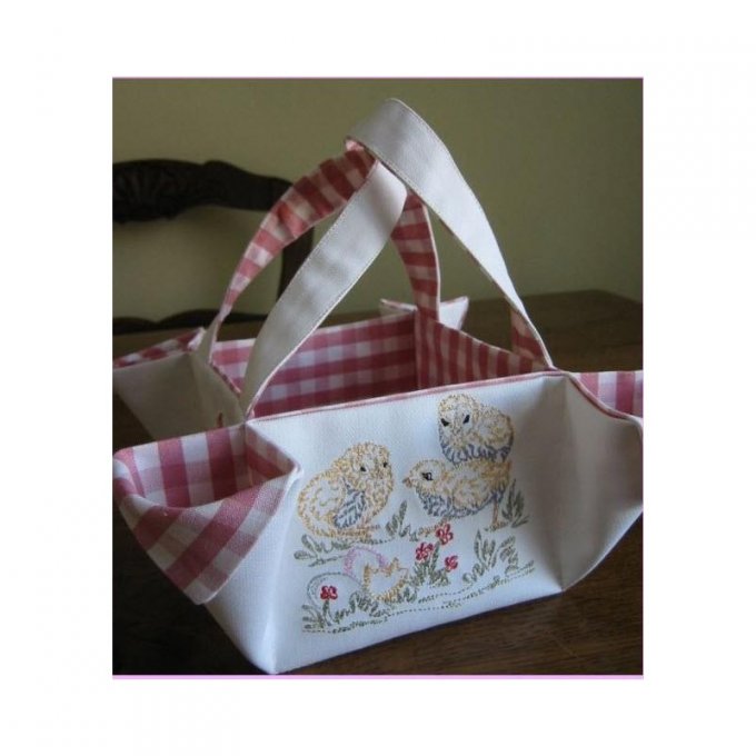 Coqs, poules et poussins - motif n°5