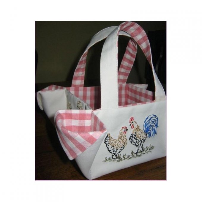 Coqs, poules et poussins - motif n°5