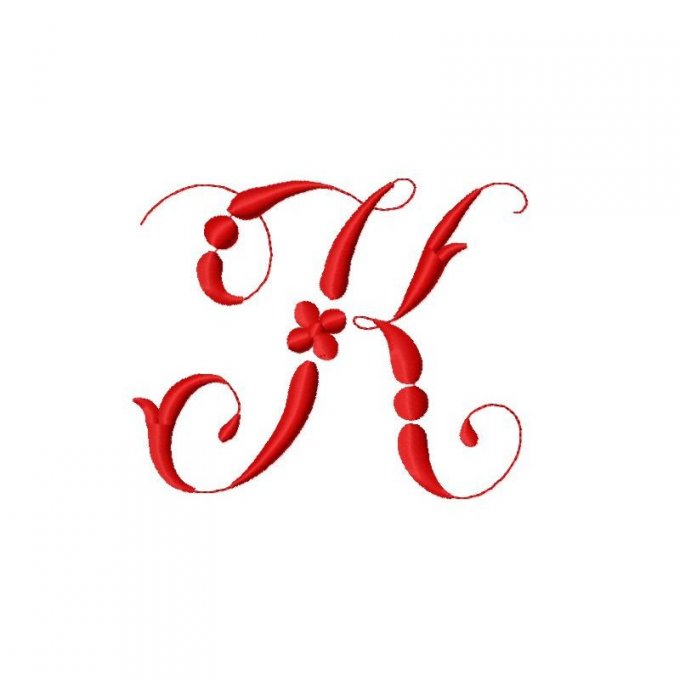 L'alphabet à l'ancienne - la lettre k