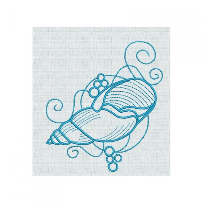 Les coquillages - motif n°1