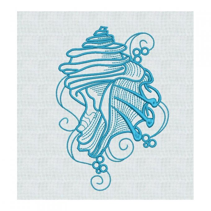 Les coquillages - motif n°2