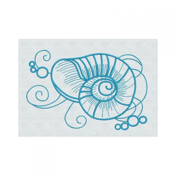 Les coquillages - motif n°4