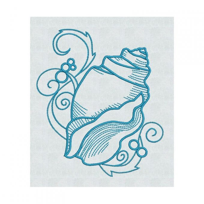 Les coquillages - motif n°5