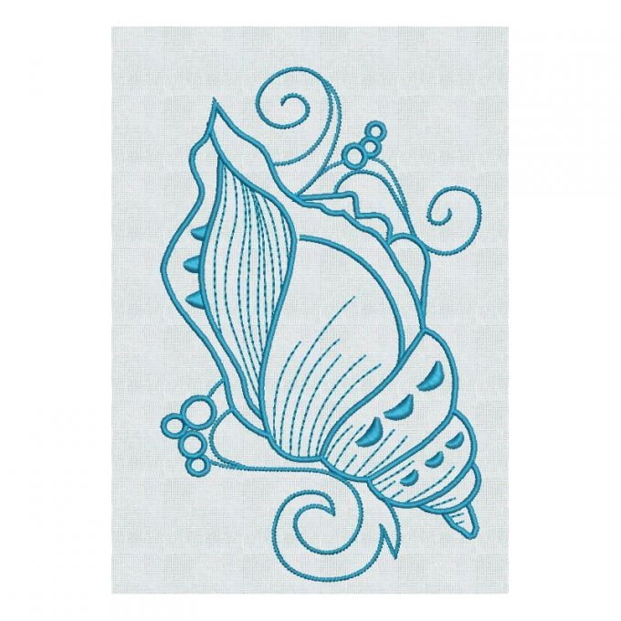 Les coquillages - motif n°6