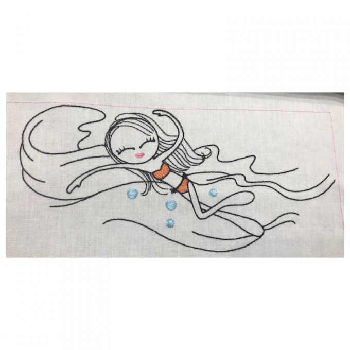 Les girls à la plage - motif n°4