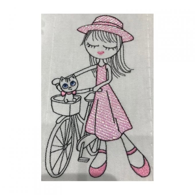 Les girls à vélo - motif n°2