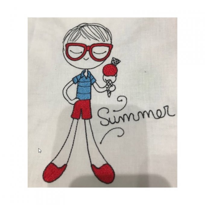 Les boys à la mer - motif n° 1
