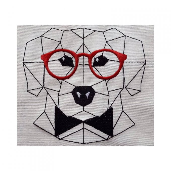 Le chien à lunette