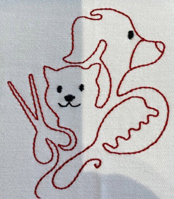 Soins des animaux motif  2
