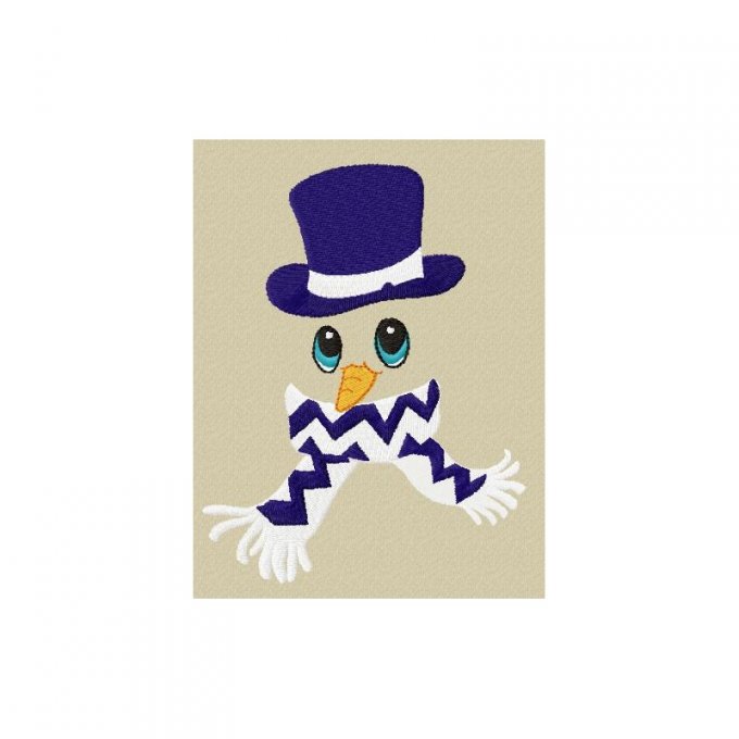 Les bonhommes de neige - motif n°4