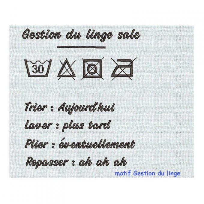 Gestion du linge
