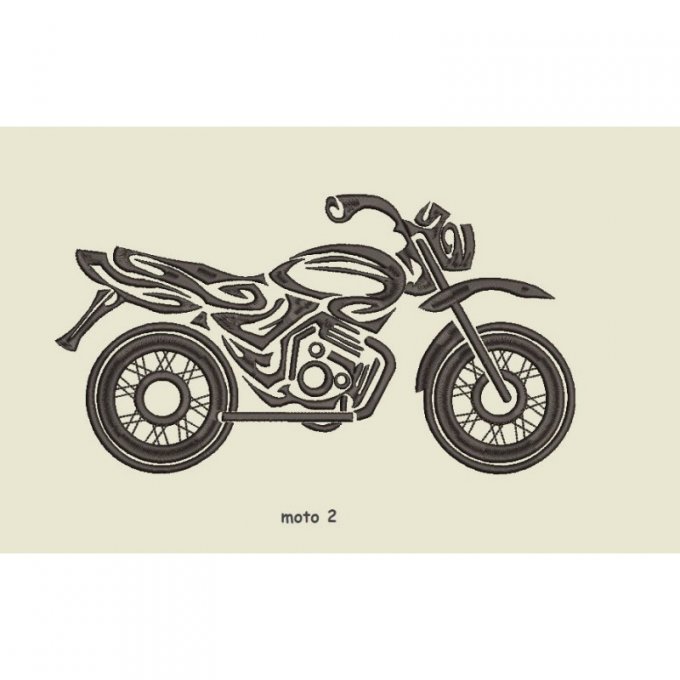 Moto tribal - motif n°2