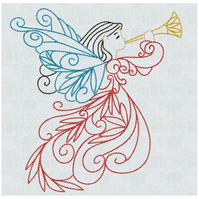 Noël en point de tige, 10 motifs