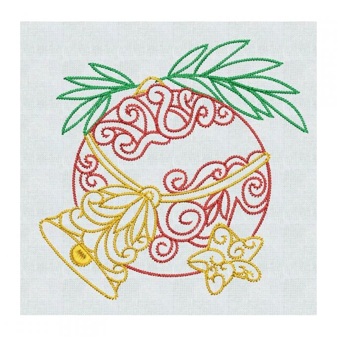 Noël en point de tige, 10 motifs