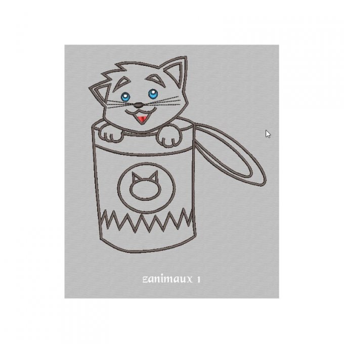 Les zanimaux - motif n°1