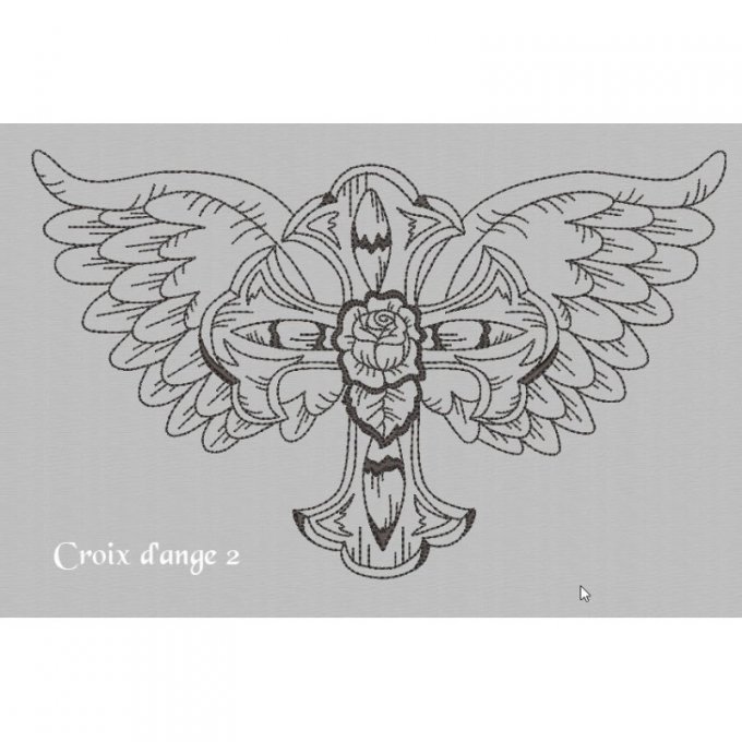 Les croix d'ange - motif n°2