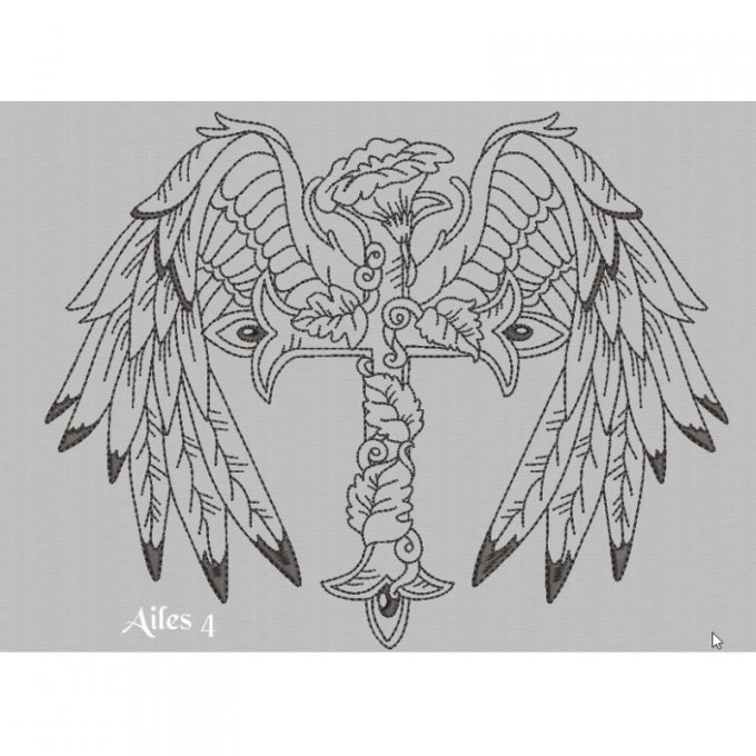 Les croix d'ange - motif n°4