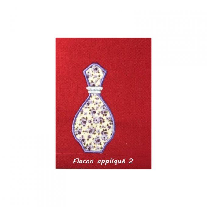 Flacons en appliqué
