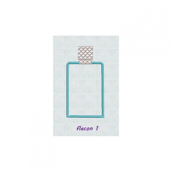 Flacons en appliqué