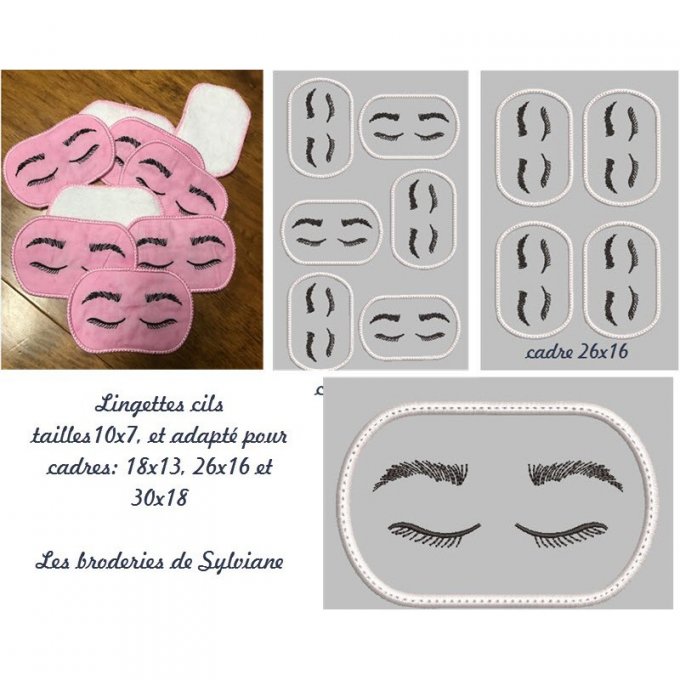 Lingette démaquillante cils