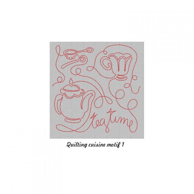 Quilting cuisine - motif n°1
