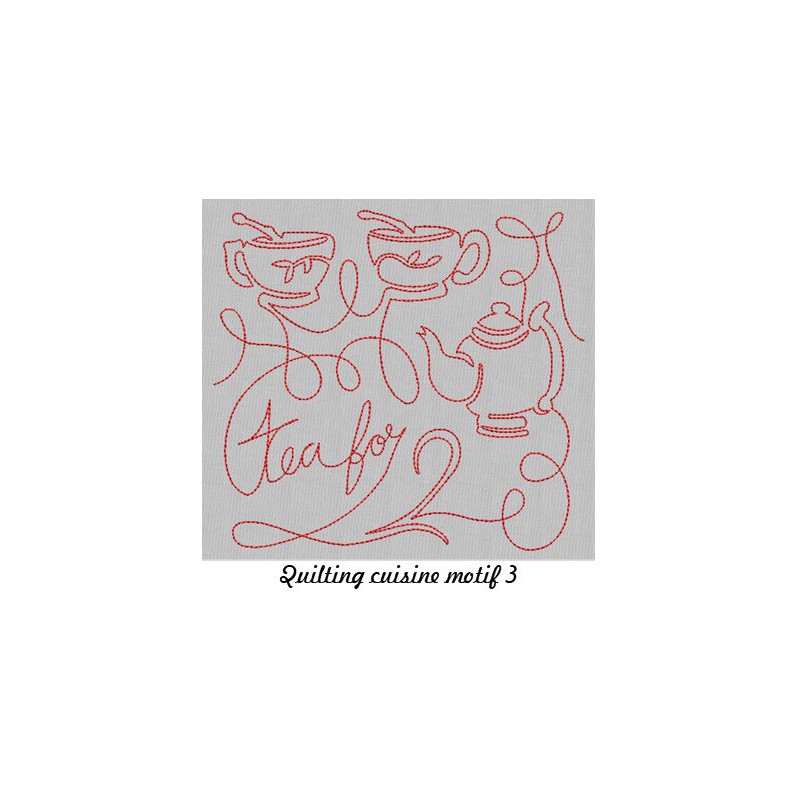 Quilting cuisine - motif n°3