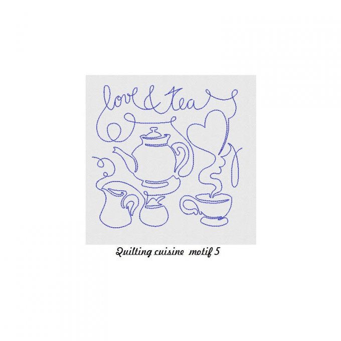Quilting cuisine - motif n°5