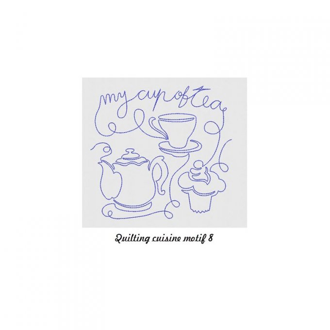 Quilting cuisine - motif n°8