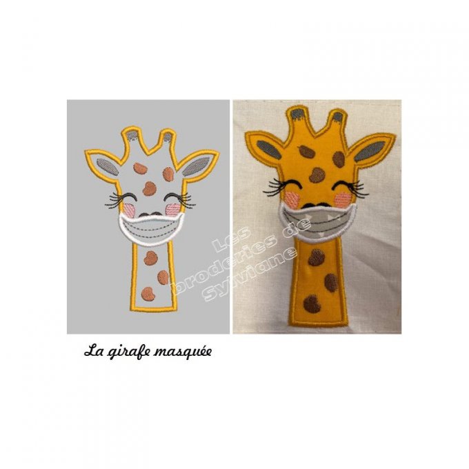 La girafe masquée