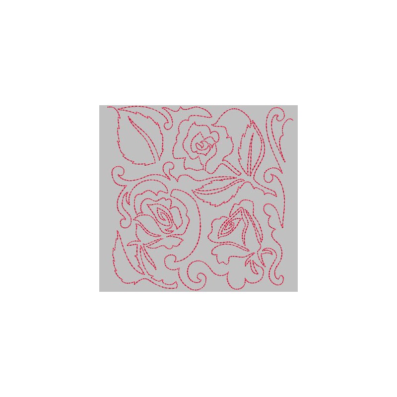 Quilting les roses - motif n°1
