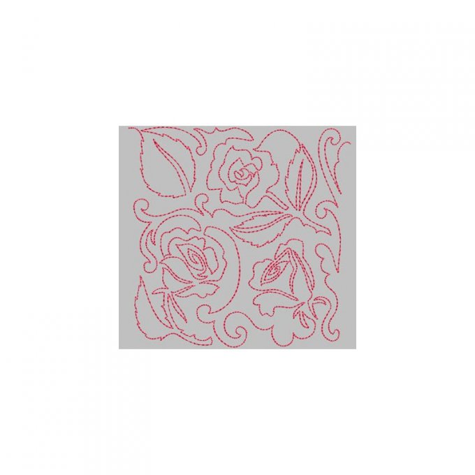 Quilting les roses - motif n°1