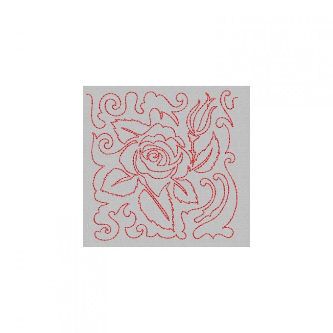 Quilting les roses - motif n°2