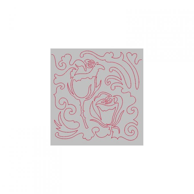 Quilting les roses - motif n°3