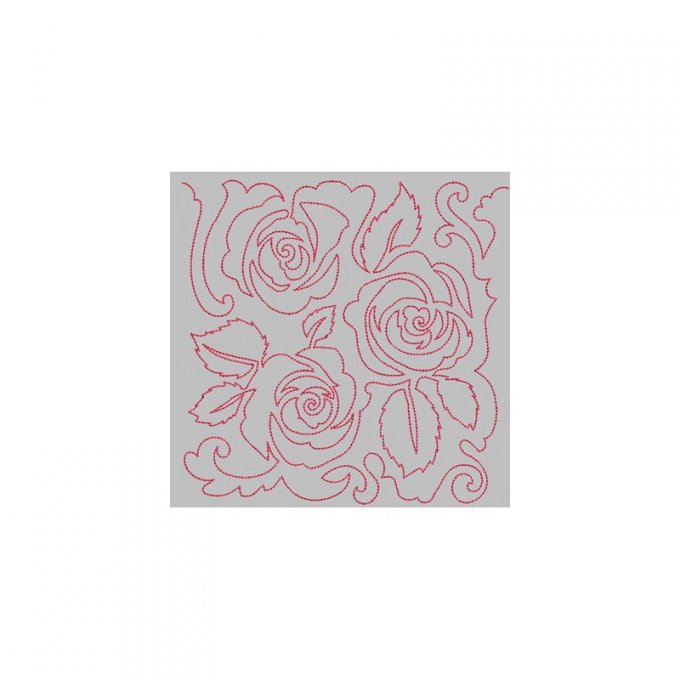 Quilting les roses - motif n°4