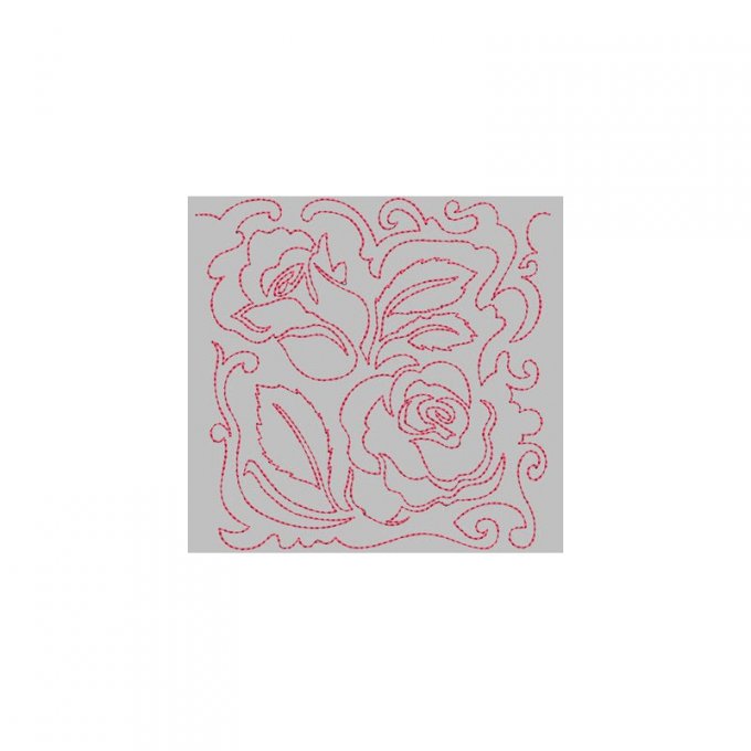 Quilting les roses - motif n°5