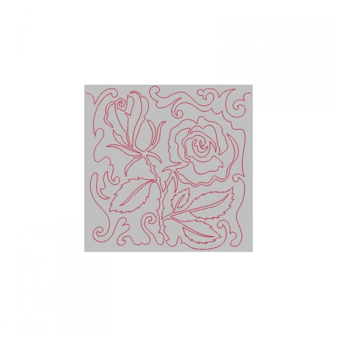 Quilting les roses - motif n°6