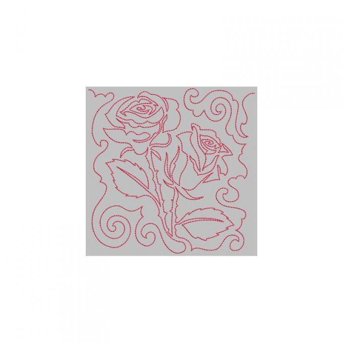 Quilting les roses - motif n°7