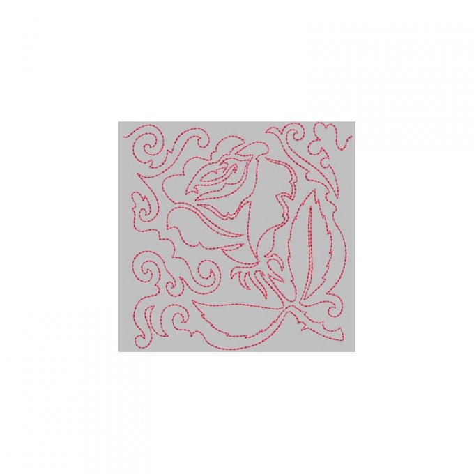 Quilting les roses - motif n°10