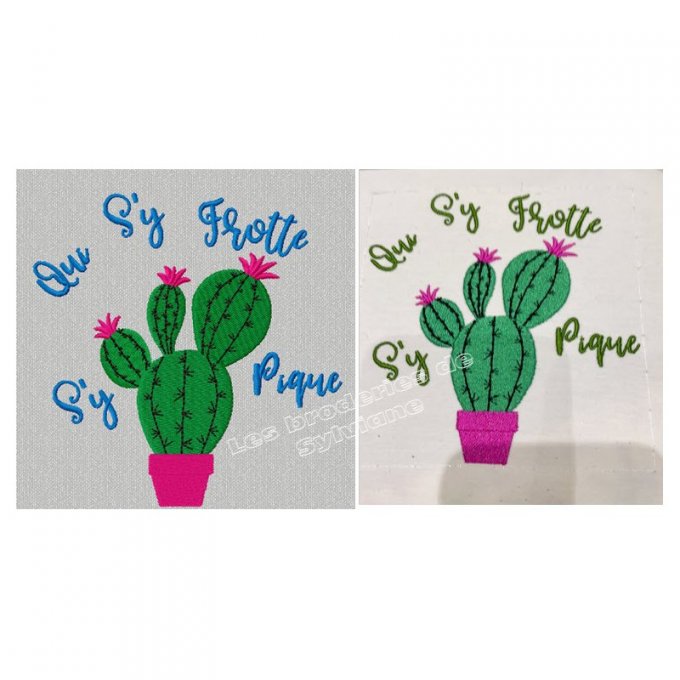 Le cactus entier qui s'y frotte s'y pique