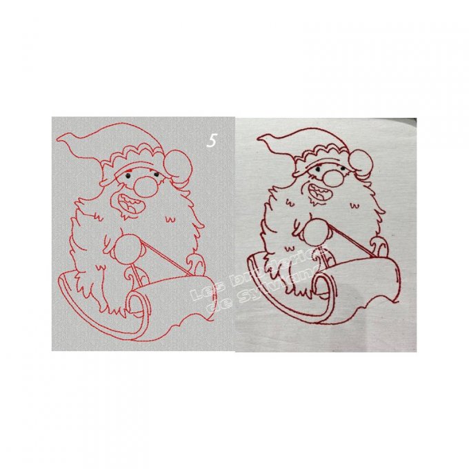 Les gnomes en hiver - motif nº5