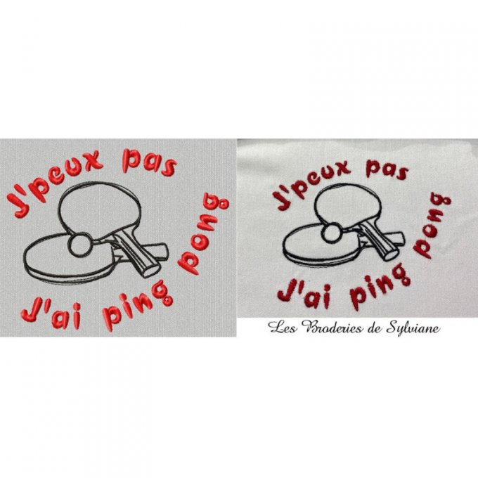 Raquette de ping pong