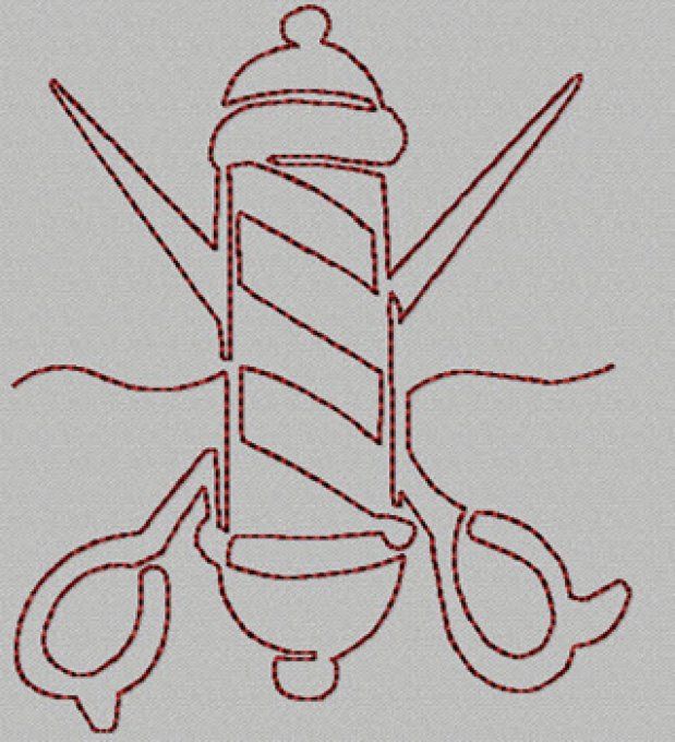Barbe Homme motif 4
