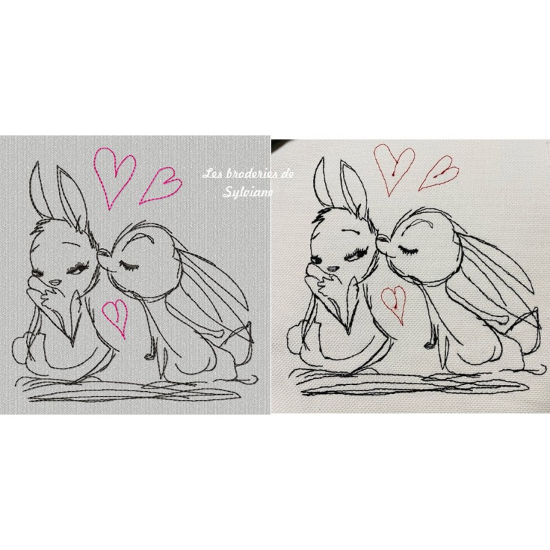 Les lapins amoureux