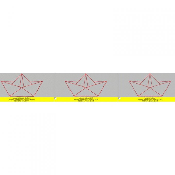 Origami le bateau