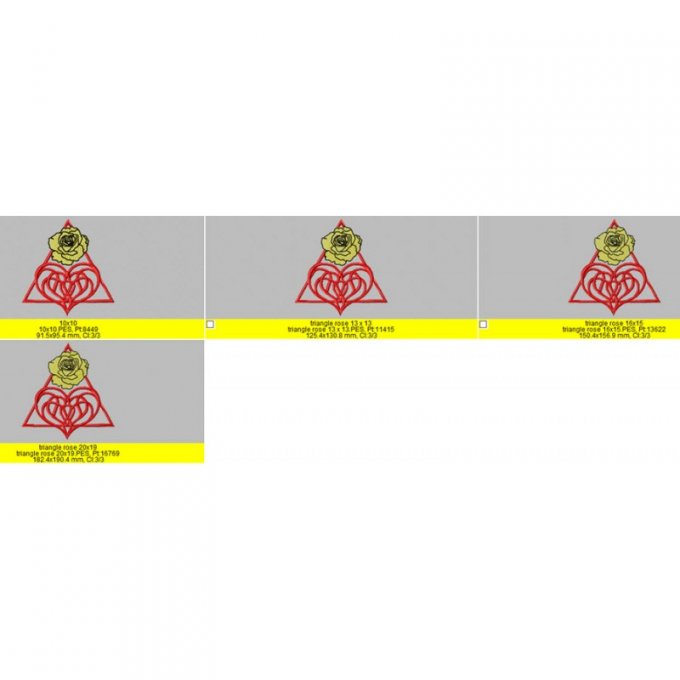 Le triangle et la rose